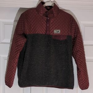 Patagonia Maroon Quilted Pullover